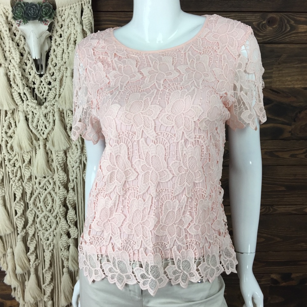 Philosophy | Floral Crochet Lace‎ Blouse